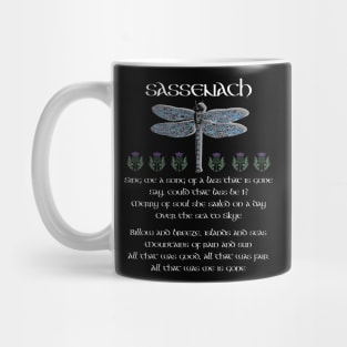 Sassenach Song, Scottish Thistle, Outlander Mug